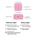 thumbnail image 3 of Impresora térmica Rotuladora Core Innovations Wireless Rosa, 3 of 9