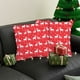 thumbnail image 4 of Teissuly 18x18 Inch Christmas Pillow Covers Set of 2 Christmas Tree Decorative Red Throw Pillows Winter Christmas Decor for Home Couch Teissuly WER202312020181, 4 of 6