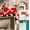 style1+2, variant on Zhaomeidaxi Door Frame Decoration, Christmas Elements, Wooden Frame Small Ornaments, Diy Craftsmanship Does Not Fade, Easy to Install Beautifully 3pcs