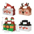 thumbnail image 3 of Holiday Handheld for Events & Parties Durable Cardstock Construction with Water- Polyester Coating Festive Christmas Print Portable Presentation 8PCS, 3 of 6