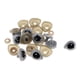 thumbnail image 3 of 10 x Ojos de seguridad de plástico con pestañas traseras para osos de juguete y manualidades Medio, 3 of 9