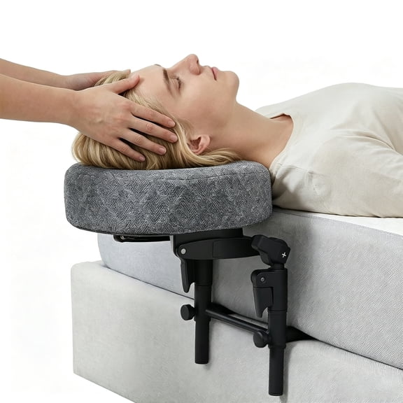 Liwantech Massage Headrest for Bed, Adjustable Face Cradle for Mattress, Ergonomic Massage Pillow Face Down for Home Relax & Spa Massage