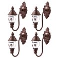 thumbnail image 1 of Miangastore 4Pcs Mini Wall Lamp Abs Coffee White Diy Sand Table Decoration For Model Builders 11 8 7 9 3 9In, 1 of 9
