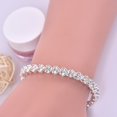 thumbnail image 3 of Soumake Shiny Rhinestone Inlaid Women Bracelet Adjustable Bangle For Party Anniversary Fashion, 3 of 7