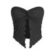 thumbnail image 3 of Chaleco Top bandeau para mujer, estilo sexy, ajustado, color sólido, ombligo expuesto, traje de calle Kuymtek Negro T S para Mujer, 3 of 9