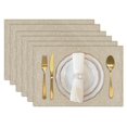 thumbnail image 1 of Mantel individual para mesa 100% algodón para Comedor, rectangulares, Tela Tejida de Dos capas, 45×30cm, Suave y Duradera, ,tapete de mesa individual para 6 personas, 1 of 8