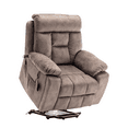 thumbnail image 5 of JUUXO Oversized Lift Recliner Chair, 26-inch Extra Wide Seat Big Man Recliner, Large Power Lift Chair with Heated Massage & Hidden Cup Holder, 5 of 13