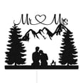 thumbnail image 2 of Cake Topper ZLPDS, diseño romántico para bodas en la montaña y al aire libre, 2 of 5