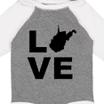 thumbnail image 4 of Inktastic Love West Virginia Boys or Girls Long Sleeve Baby Bodysuit, 4 of 5
