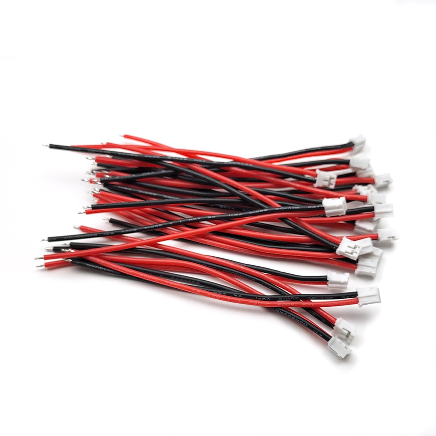 20 sets of micro-2.02 pin male connectors with 10 silicone cables and female 2.0 connector kits