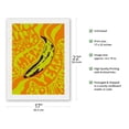 thumbnail image 2 of Mellow Yellow - Banana - Vintage Psychedelic Pop Art by Martin Jacobs c.1967 - Japanese Unryu Rice Paper Art Print (Unframed) 17 x 22 in, 2 of 4