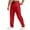 Red, variant on Men's Sweatpants Lightweight Athletic Mesh Workout Running Pants with Zip Pockets Breathable Comfortable Casual Trousers Men's Pants Relaxed Fit Plus Size Baggy