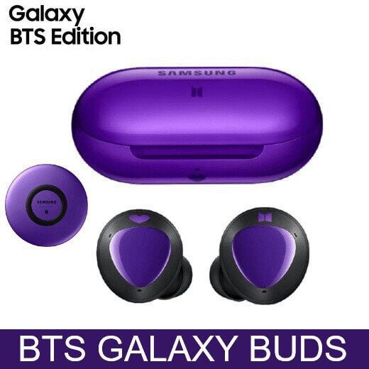 Purple Wireless Earbuds Bts Buds Pro Galaxy Buds Bts Edition