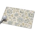 thumbnail image 2 of Vintage Floral Washable Small Entryway Area Rugs 2'x3', Country Rustic Gold Blue Botanical Flowers Leaf Washable Throw Rug Non-Slip Sturdy Edge Binding Carpet for Front Door Floor Room Entry, 2 of 9