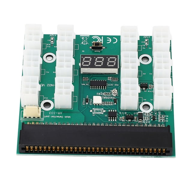 Placa De Conexión De PSU, Adaptador De Placa De Conexión De Fuente De Alimentación Portátil De 1600 W Rendimiento Estable Fácil Instalación 6 Pines Para DPS 1200FB Para PS