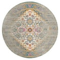thumbnail image 4 of SAFAVIEH Madison Gabriel Traditional Area Rug, Light Grey/Fuchsia, 9' x 12', 4 of 9