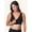 Jet Black, variant on , The Harmony, Nursing Bra, Unpadded Wireless Crossover Bra, Pull Aside Cups, Comfort and Sleep Bra, Stretch Fabric, Medium Support (Women's)