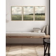 thumbnail image 5 of Drsoum Vintage Landscape Wall Art Country Meadow Scenery Farmhouse Decor Retro Painting for Living Room Bedroom 12x16in3pcs Brown Framed, 5 of 7