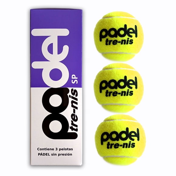 1 Envase de Pelotas De Pádel Sin Presión Tre-nis Modelo Speed
