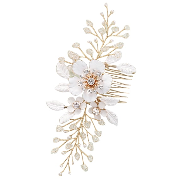 ELAYARD Hair Accessories for Women Wedding Metal Flower Shape 1Pcs