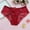 Red, variant on HUPOM Ladies Panties Panties For Girls High Waist Leisure Tie Comfort Waist Red M