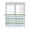 Sage Green Blue, variant on Half Window Curtains 24 Inches Long, Sage Green Blue Striped Window Treatment Curtain Drapes, Farmhouse Sage Green Stripes Short Curtains Tiers for Kitchen Over Sink, 27.5"x24", 2 Panels