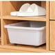 thumbnail image 4 of Kearding Paquete de 4 ruedas para muebles sin perforación, autoadhesivas, multiusos, cajas de almacenamiento de cubos de basura, ruedas para sala de Almacenamiento y organización del hogar Azul Kearding HA064108-02B, 4 of 6