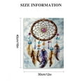 thumbnail image 3 of ZFLMY Dream Catcher Feathers Jewels Canvas Wall Art Decor 12x16in, 3 of 5