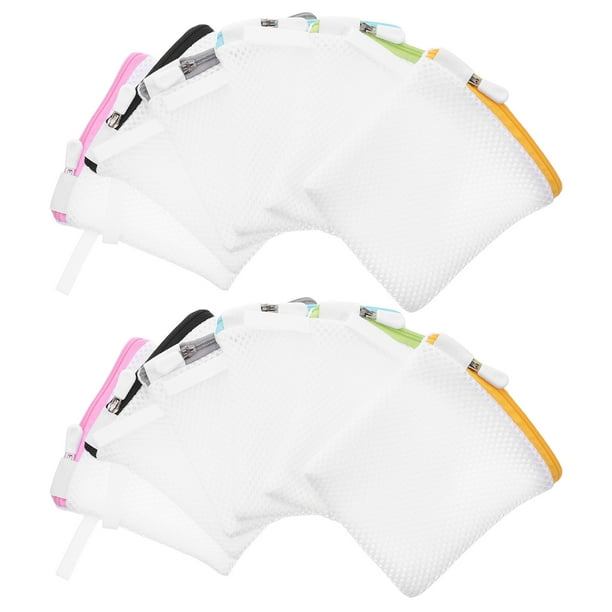 12 bolsas de malla para lavandería: bolsa pequeña para lavar ropa interior, con asa para colgar calcetines y ropa interior.