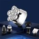 thumbnail image 5 of Afeitadora de los hombres IPX6 Impermeable LED Pantalla LED Pantalla de barba Trimmer de afeitar Máquina de afeitar Detalleable Clipper con protector Tipo multifuncional Inevent CE001690-02B, 5 of 7