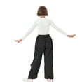 thumbnail image 7 of Rolanko Parachute Pants for Girls Y2K Cargo Trousers with Pockets Harajuku Jogger Pants, 7 of 7