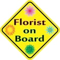 thumbnail image 3 of 5in x 5in Florist on Board Sticker, 3 of 3