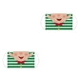 thumbnail image 1 of Transemion Christmas Themed Dust Mask Breathable Polyester Printing Face Mask with Elastic Ear Rope Type 4 Pattern 2 2Set, 1 of 6