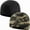 2 Pack Black/Camo, variant on Temple Tape Winter Fleece Watch Cap Beanie – Skull Cap Fleece Hat - Mens & Women - One Size - Dark Brown