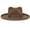 Brown, variant on Old-fashioned Wool Fedoras Top Hat for Travel Wide Brimmed Hat Western Top Hat for Adults Top Hat