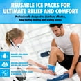 thumbnail image 6 of Perfect Remedy Gel Ice Packs for Injuries Reusable Hot Pack & Cold Pack Compress for Injury, Pain Relief, Rehabilitation, Flexible Therapy, for Knee, Back, Neck, Wrist, Ankle (2 Pack - Blue, 6 of 8