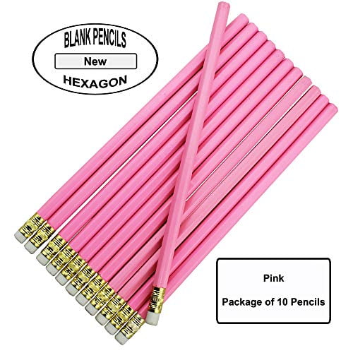 Non toxic-USA Made Eraser 36 Pink Hexagon #2 Pencil ExpressPencilsTM 