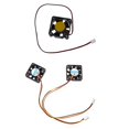 thumbnail image 2 of 1pc 30mm x 30mm x 10mm 2Pin DC 12V Sleeve Bearing 6000RPM Cooling Fan & 2 Pcs 3 Pin 40mm Square PC Computer Cooling Fan,3 x Cooling Fans,Black, 2 of 8