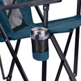 thumbnail image 4 of GCI Outdoor Eazy Chair Folding Quad Camping Chair with Carry Bag, Teal, 4 of 10