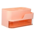 thumbnail image 6 of HOMEMAXS Pink Makeup Organizer with Multi-functional Drawers for Vanity Desk Storage Box, 6 of 7