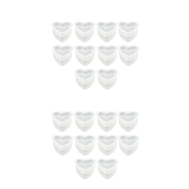 yingyy 1/2/3/5 10 Pieces Bento Rice Ball Mold Cute Shaped Mould DIY Decorating Molds Kitchen Tool Accessory Restaurant Bakery Heart Shape 2PCS