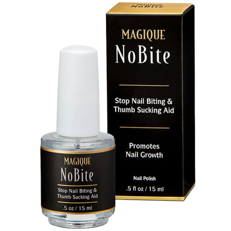 Magique NoBite, Stop Nail Biting and Stop Thumb Sucking Nail Polish, 0.5 (Best Anti Nail Biting Polish)