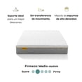 thumbnail image 4 of Colchón de Espuma Nooz Prime Queen Size Adulto y 2 Almohadas Responsive de Memory Foam Triturado blanco Queen Size, 4 of 7