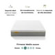 thumbnail image 4 of Colchón de Espuma Nooz Prime Individual Adulto y 2 Almohadas Responsive de Memory Foam Triturado blanco Individual, 4 of 7