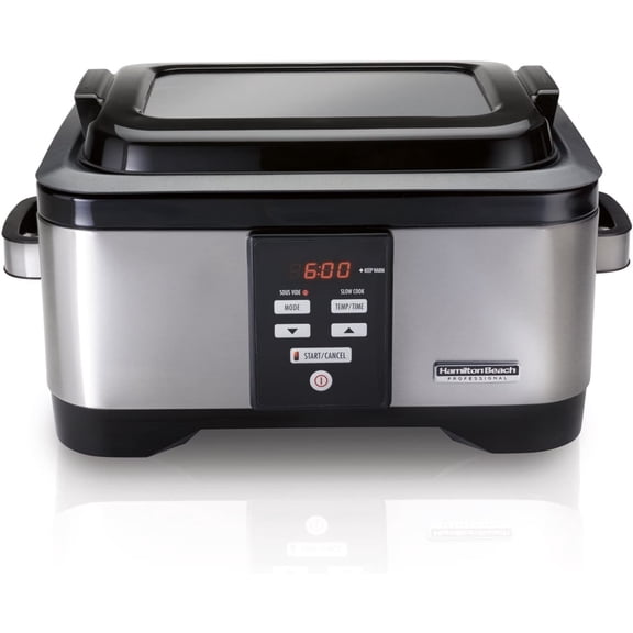 Hamilton Beach Professional 6 qt Slow Cooker-Crock Stainless Steel