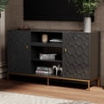 thumbnail image 2 of Boyel Living Modern TV Console, 59" Entertainment Center Media TV Stand for Home, Living Room(Black), 2 of 2