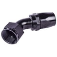 thumbnail image 3 of JEGS AN 45-Degree Max Flow Swivel Hose End [-16 AN Female to -16 AN Hose, Black], 3 of 6