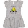 thumbnail image 3 of Inktastic Someone in Pensacola Loves Me Beach Vacation Girls Baby Dress, 3 of 5