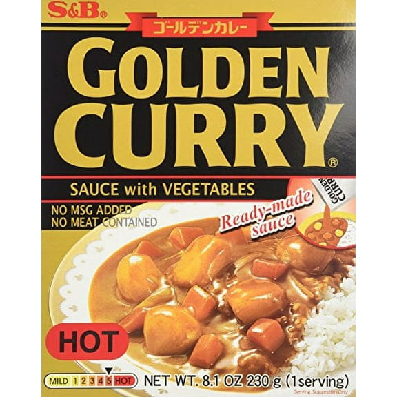 NineChef Bundle - SB Golden Curry Sauce with Vegtables Hot 8.1-Ounce Boxes (Pack of 5) 1 NineChef ChopStick