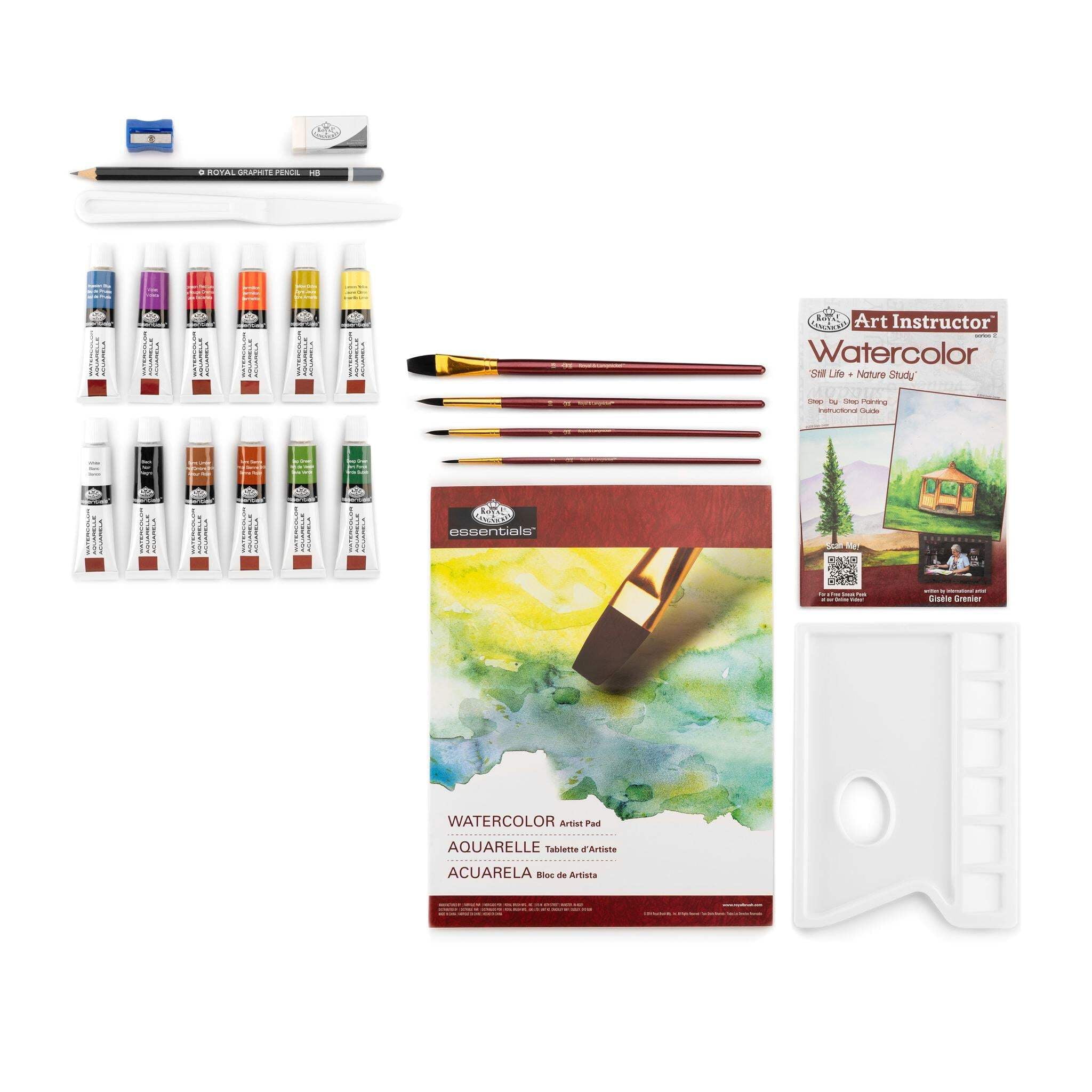 Royal & Langnickel Still Life + Nature Study Watercolor Art Set - 23pc